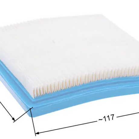 Air filter B&S flat cartridge 3.5-4HP 117x117x20 vertical shaft