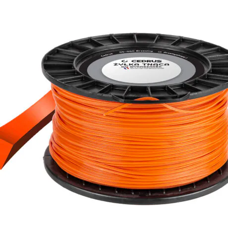 Trimmer line 2.4/207m square orange