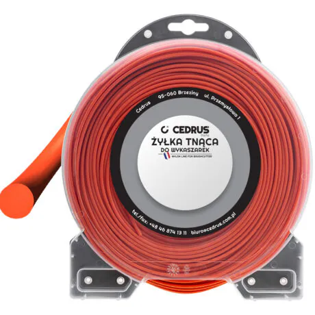 Trimmer line 2.4/90m round orange