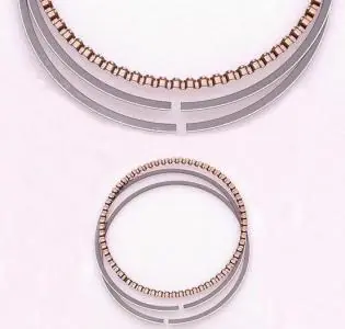 Piston ring Rato /original/ engine oil RV170