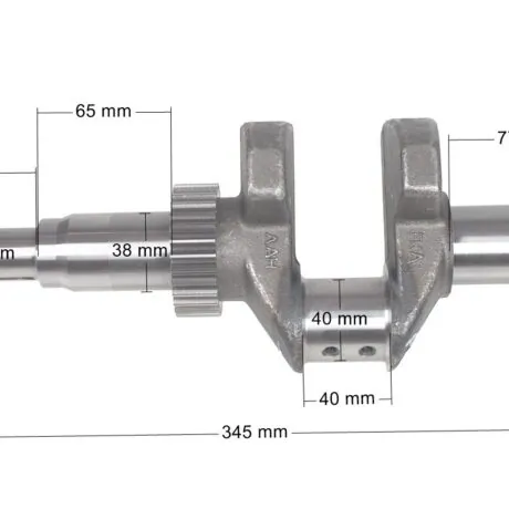Crankshaft Rato engine R670