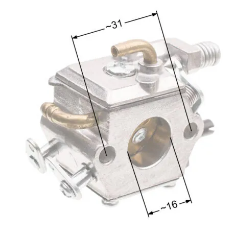 Carburetor NAC SPS01-45 CS4500 CS5200 chainsaws available in DIY stores