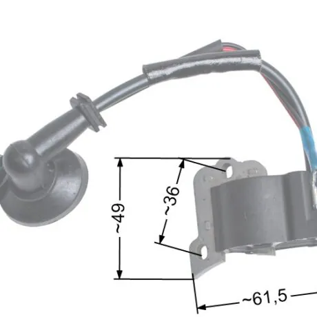 Ignition module NAC CG260 brushcutters available in DIY stores