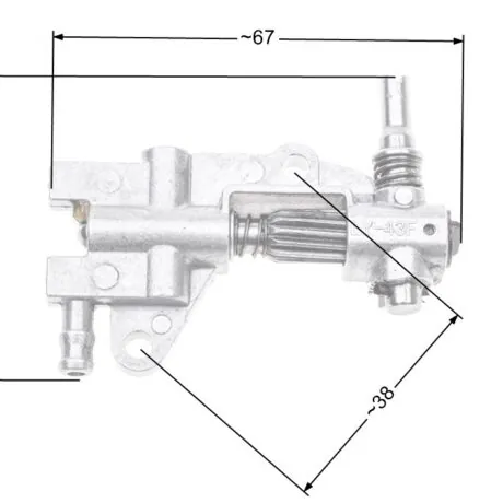 Oil pump NAC SPS01-45 CS4500 CS5200 chainsaws available in DIY stores