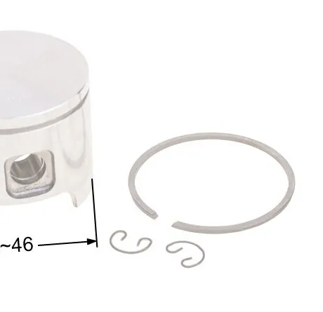 Piston Husqvarna 55/253 46mm assy METEOR