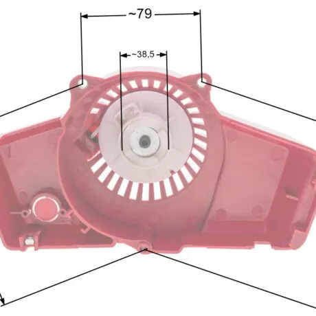 Recoil starter NAC WLBC580E HARDER brushcutters available in DIY stores