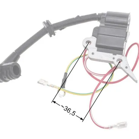 Ignition module NAC CS2500 Hecht 928 927 chainsaws available in DIY stores